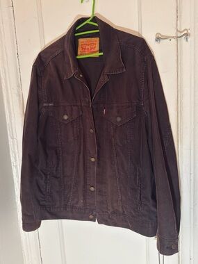 Levi's Brown/Black Corduroy Trucker Jacket